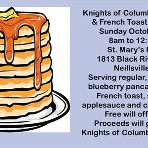 KNIGHTS OF COLUMBUS PANCAKE & FRENCH TOAST BREAKFAST